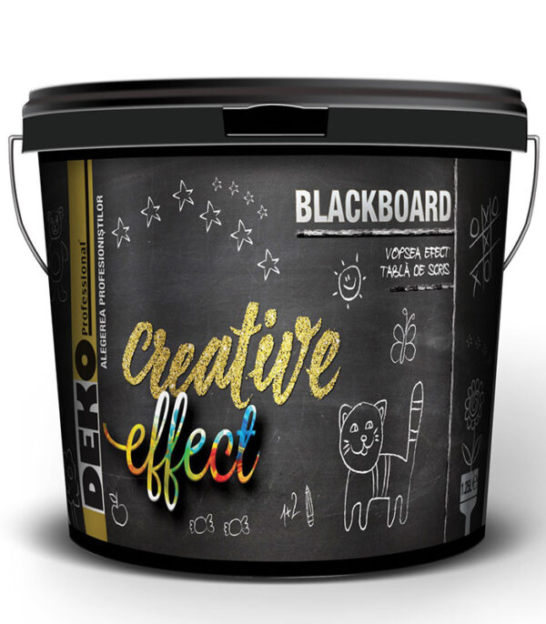 DEKO creative effect BLACKBOARD - vopsea efect tabla de scris